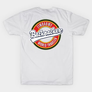 Zimbabwe backpacker world traveler T-Shirt